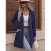 image:imageZeagoo Hoodies for Women Fall Zip up Jacket with Pocket 2026 S3XL  Womens Zip up HoodiesTunic Sweatshirts for WomenCasual Jacket for WomenDeep PocketsSpecial Zip DesignWomen Fall ClothesNavy Blue