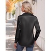 image:imageZeagoo Womens Satin Shirt Silk Button Down Blouses Long Sleeve Loose Tops  Business Casual TopsCollared BlousesLightweight TopsGoing Out TopLadies Elegant BlouseDressy Party TopsFall FashionBlack