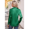 image:imageZeagoo Womens Satin Shirt Silk Button Down Blouses Long Sleeve Loose Tops  Business Casual TopsCollared BlousesLightweight TopsGoing Out TopLadies Elegant BlouseDressy Party TopsFall FashionEvergreen