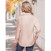 image:imageZeagoo Womens Satin Shirt Silk Button Down Blouses Long Sleeve Loose Tops  Business Casual TopsCollared BlousesLightweight TopsGoing Out TopLadies Elegant BlouseDressy Party TopsFall FashionChampagne