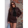 image:imageZeagoo Womens Tops Mock Neck Short Sleeve Slim Basic Summer Fall Basic Tee  Mock Turtleneck Tops Women Slim Fit Fashion Top Short Sleeve T shirt Dressy Casual Basic Business Work Summer Fall OutfitsBlack