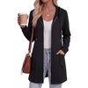 image:imageZeagoo Hoodies for Women Fall Zip up Jacket with Pocket 2026 S3XL  Womens Zip up HoodiesTunic Sweatshirts for WomenCasual Jacket for WomenDeep PocketsSpecial Zip DesignWomen Fall Clothes01 Black