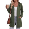 image:imageZeagoo Hoodies for Women Fall Zip up Jacket with Pocket 2026 S3XL  Womens Zip up HoodiesTunic Sweatshirts for WomenCasual Jacket for WomenDeep PocketsSpecial Zip DesignWomen Fall ClothesArmy Green