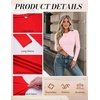 image:imageZeagoo Women Long Sleeve Shirts Slim Fit Going Out Tops Crewneck Basic Tee  Stretchy Fitted Tops for Casual Versatile TShirt Soft Layering Shirts Perfect for Summer and Fall OutfitsPink