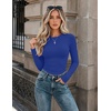 image:imageZeagoo Women Long Sleeve Shirts Slim Fit Going Out Tops Crewneck Basic Tee  Stretchy Fitted Tops for Casual Versatile TShirt Soft Layering Shirts Perfect for Summer and Fall OutfitsRoyal Blue
