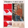 image:imageZeagoo Women Long Sleeve Shirts Slim Fit Going Out Tops Crewneck Basic Tee  Stretchy Fitted Tops for Casual Versatile TShirt Soft Layering Shirts Perfect for Summer and Fall OutfitsCaramel
