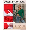 image:imageZeagoo Women Long Sleeve Shirts Slim Fit Going Out Tops Crewneck Basic Tee  Stretchy Fitted Tops for Casual Versatile TShirt Soft Layering Shirts Perfect for Summer and Fall OutfitsGreen