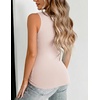 image:imageZeagoo Womens Double Lined V Neck Tank Tops Summer Slim Fit Outfits  Casual Basic Layering Tank Tops Sleeveless Tops For Women Cute Going Out Tops Womens Summer Tops Women Fall ClothesChampagne