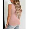 image:imageZeagoo Womens Double Lined V Neck Tank Tops Summer Slim Fit Outfits  Casual Basic Layering Tank Tops Sleeveless Tops For Women Cute Going Out Tops Womens Summer Tops Women Fall ClothesMauve Pink