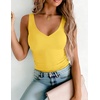 image:imageZeagoo Womens Double Lined V Neck Tank Tops Summer Slim Fit Outfits  Casual Basic Layering Tank Tops Sleeveless Tops For Women Cute Going Out Tops Womens Summer Tops Women Fall ClothesGinger