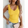 image:imageZeagoo Womens Double Lined V Neck Tank Tops Summer Slim Fit Outfits  Casual Basic Layering Tank Tops Sleeveless Tops For Women Cute Going Out Tops Womens Summer Tops Women Fall ClothesGinger