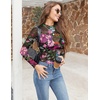 image:imageZeagoo Womens Mesh Long Sleeve Tops Mock Neck Going Out See Through Shirts  Sexy Sheer Blouses Layering Tops Clubwear Outfits 2026 Fall Clothes Country Concert Tops UndershirtWf138