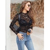image:imageZeagoo Womens Mesh Long Sleeve Tops Mock Neck Going Out See Through Shirts  Sexy Sheer Blouses Layering Tops Clubwear Outfits 2026 Fall Clothes Country Concert Tops UndershirtJh255