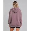 image:imageZeagoo Hoodies for Women Casual Button Collar Drawstring Long Sleeve Hooded Sweatshirt Pullover Tops for Fall Winter 2026Gray Pink