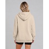 image:imageZeagoo Hoodies for Women Casual Button Collar Drawstring Long Sleeve Hooded Sweatshirt Pullover Tops for Fall Winter 2026Moon Grey