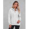 image:imageZeagoo Hoodies for Women Casual Button Collar Drawstring Long Sleeve Hooded Sweatshirt Pullover Tops for Fall Winter 2026White Grey